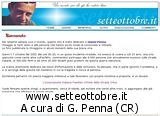 Sito web Setteottobre Sito web Setteottobre
