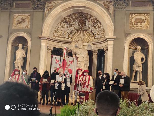 AIFVS Firenze Doretta Boretti - Giornata del Ricordo Palazzo Vecchio Firenze. 